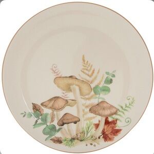 salad mushroom plate